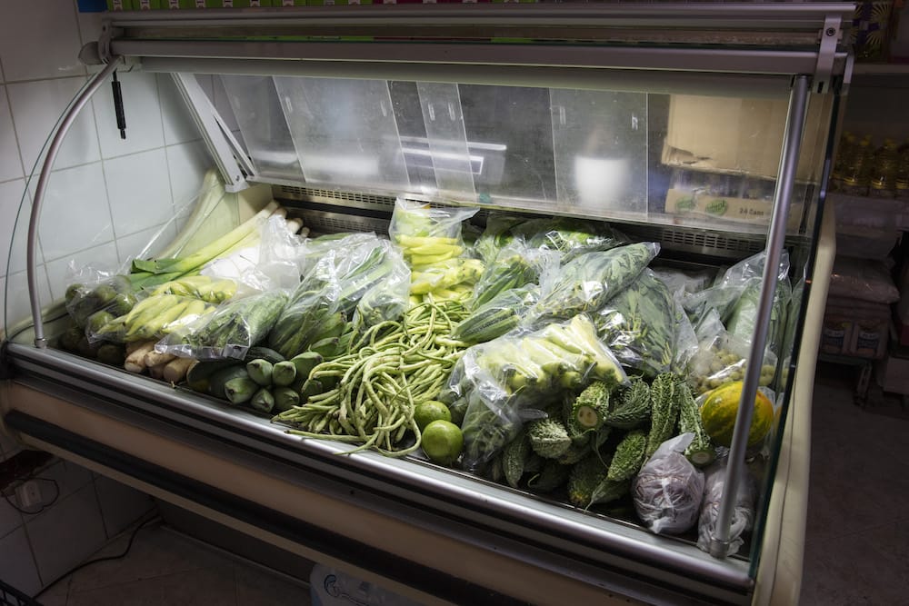 Sri Lankan vegetables on offer at a shop close to Piazza Cavour, photo by Amedeo Benestante