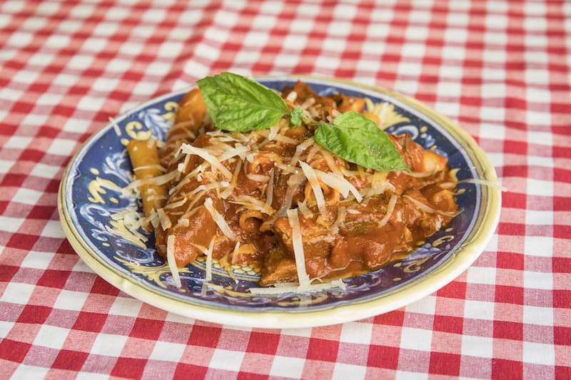 Candele al ragù at Caravaggio, photo by Gianni Cipriano and Sara Smarrazzo