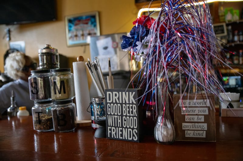 Details at the bar at 2NP, photo by James Cullen