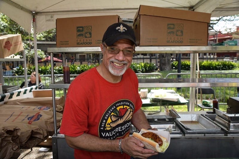 Vance Vaucresson at the French Quarter Festival, photo by James S Cullen