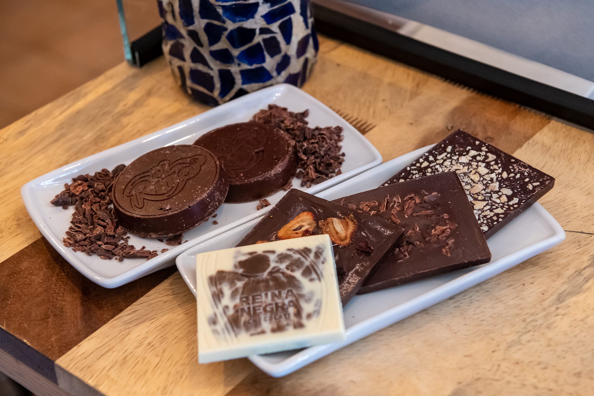 tray of chocolates
