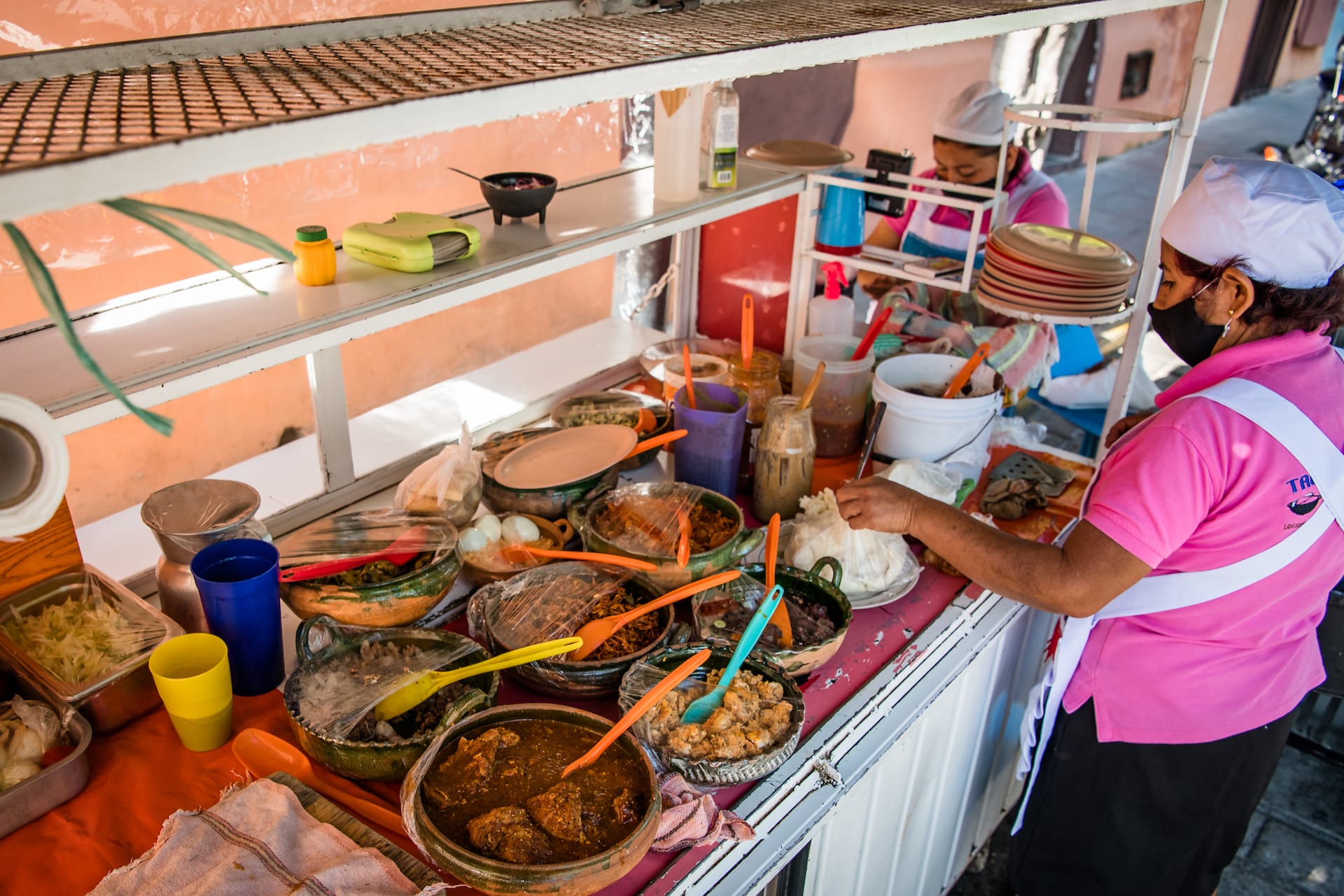 woman at food stall