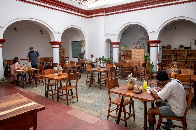 Levadura de Olla restaurant in Oaxaca City, photo by Jalil Olmedo