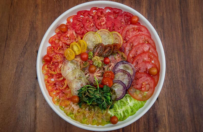 Levadura de Olla’s signature tomatoes, photo by Jalil Olmedo