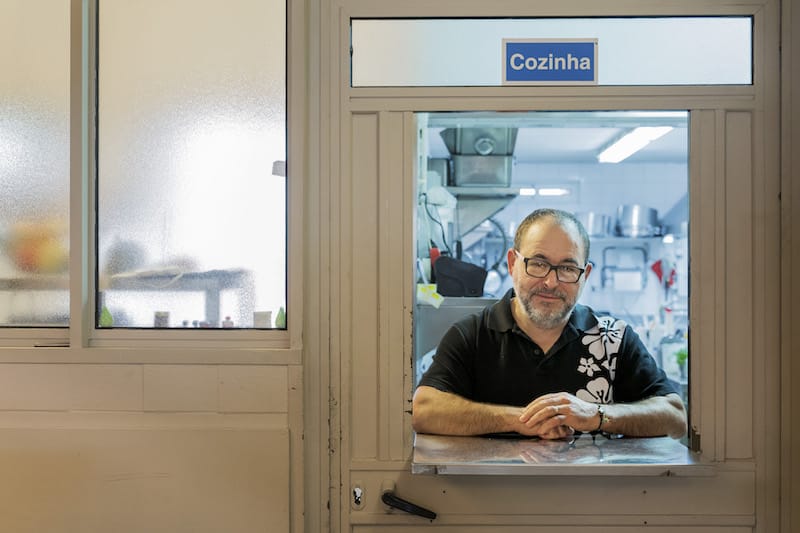 Manuel Pinto, the chef-owner of Pombeiro, photo by Ricardo Castelo