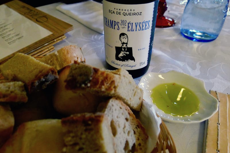 Quinta de Covela, a local winery, produces vinho verde especially for the Eça de Queiroz Foundation, photo by Paul Ames