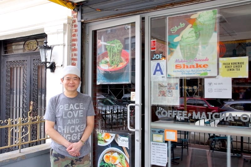 Oda Mitsumine, owner 969 NYC Coffee, Jackson Heights, Queens, photo by Dave Cook