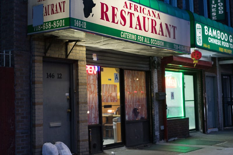 Africana Restaurant, photo by Sarah Khan