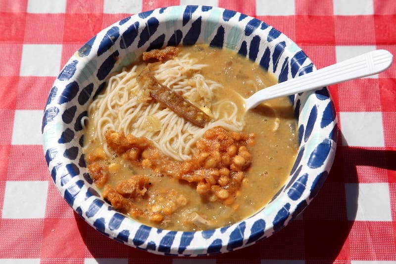 Mohinga from Thar Gi Mohinga and Burmese Food, photo by Dave Cook