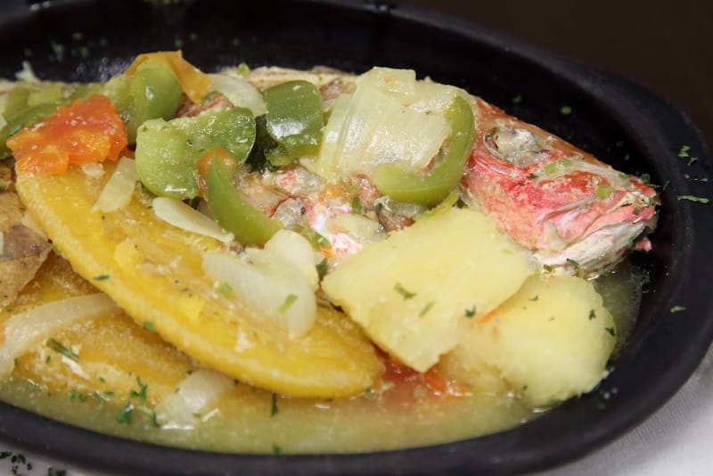 Viudo de pescado at Mister Cangrejo, photo by Dave Cook