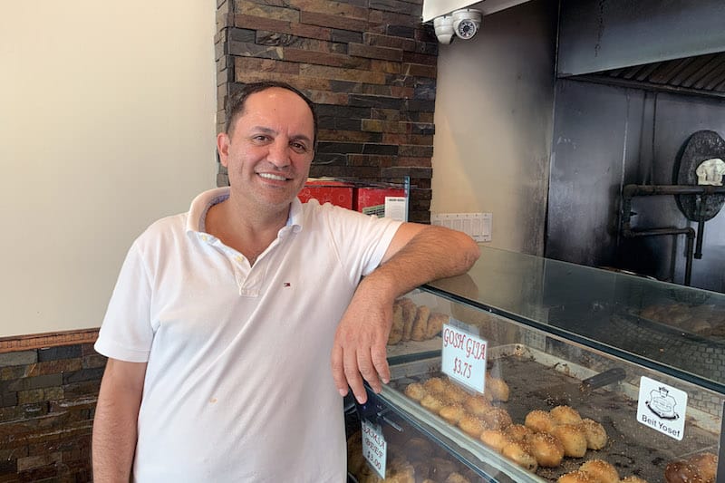 Gavriel Binyaminov, the owner of Chaikhana Sem Sorok, photo by Ike Allen