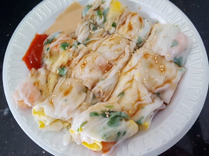 Rice roll at Curry Leaves, photo by Joe DiStefano