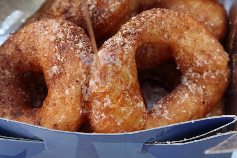 Cafe Boulis serves loukoumades that are ring-shaped, which is typical of Chios, photo by Dave Cook