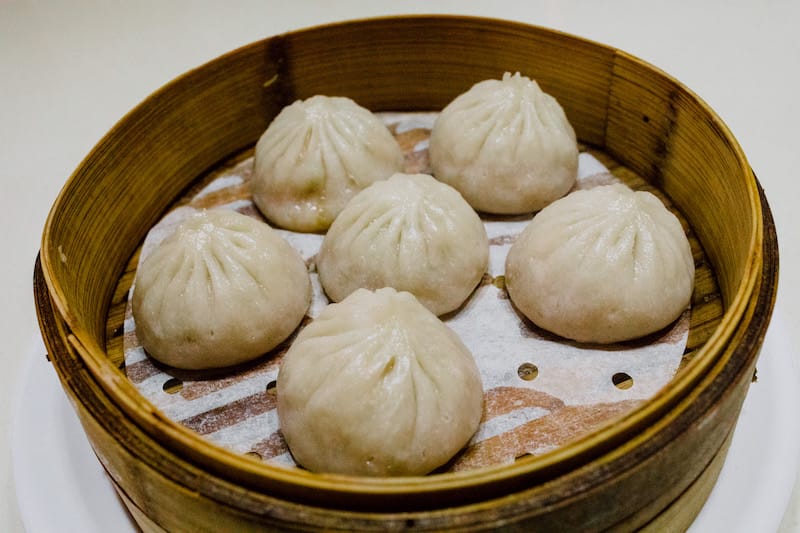 Pork soup dumplings at Dumpling Galaxy, photo by Julius Motal u.s. open food guide