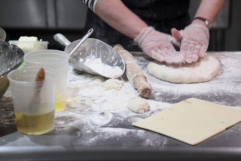 Preparing megruli at Marani, photo by Dave Cook