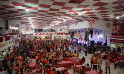 Salgueirense Samba School's feijoada party, photo courtesy of Salgueirense