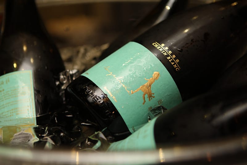 Sparkling Chardonnay from Grace Vineyards in Shandong, photo by Jamie Barys