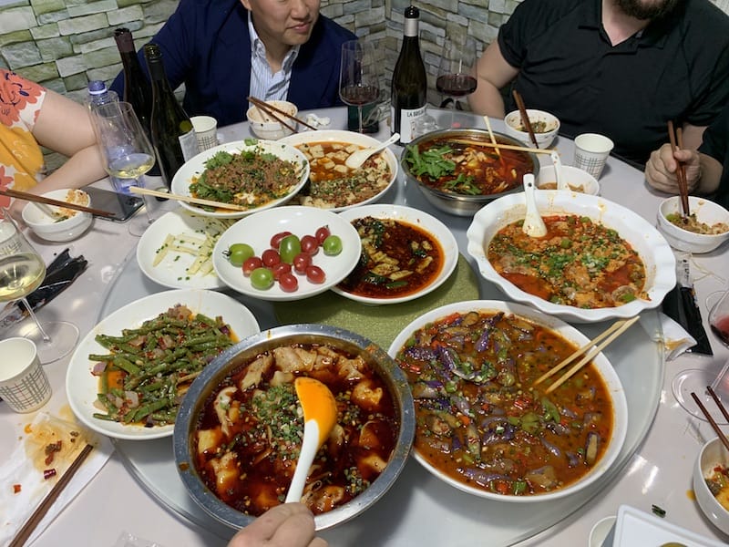 Mr. Liu serves up large portions of spicy Sichuan food, photo by Jamie Barys