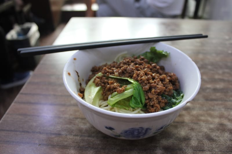 Noodles at Tianfu Mian Zhuang, photo by Kyle Long best noodles former french concession
