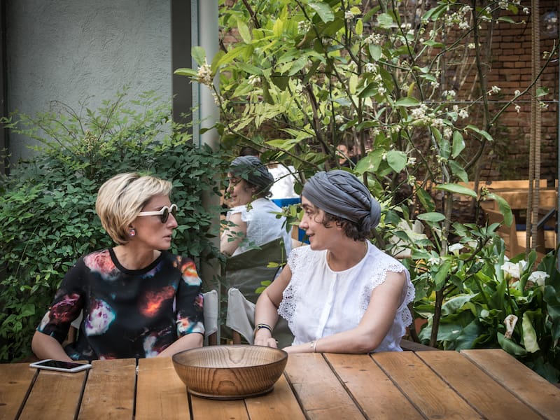 Tamara (Tako) Babukhadia and Monica Mosidze, co-owners of Alubali, photo by Justyna Mielnikiewicz