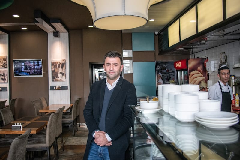 Yusuf Tosunoglu, the owner of Ankara in Tbilisi, photo by Justyna Mielnikiewicz