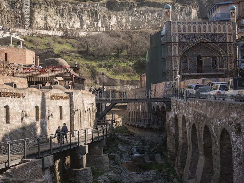 The Abanotubani neighborhood is known for its sulfuric baths, photo by Justyna Mielnikiewicz