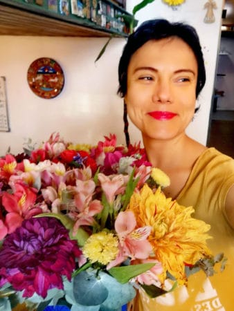 Carolina Cavazos Guerra, the owner of Mama Terra – Veggie Corner in Tbilisi, photo courtesy of Carolina Cavazos Guerra Mama Terra