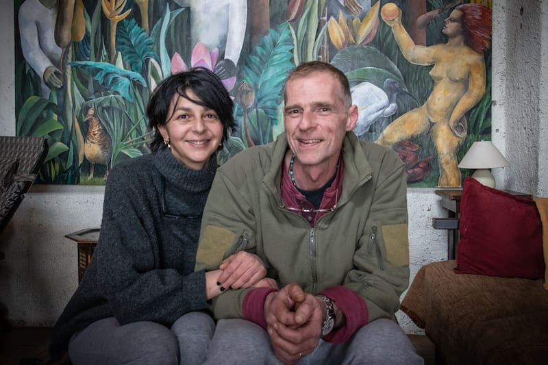 Sopo Gorgadze and her husband, Levan (Leo) Tsaguria, the duo behind Marleta Cheese, photo by Justyna Mielnikiewicz