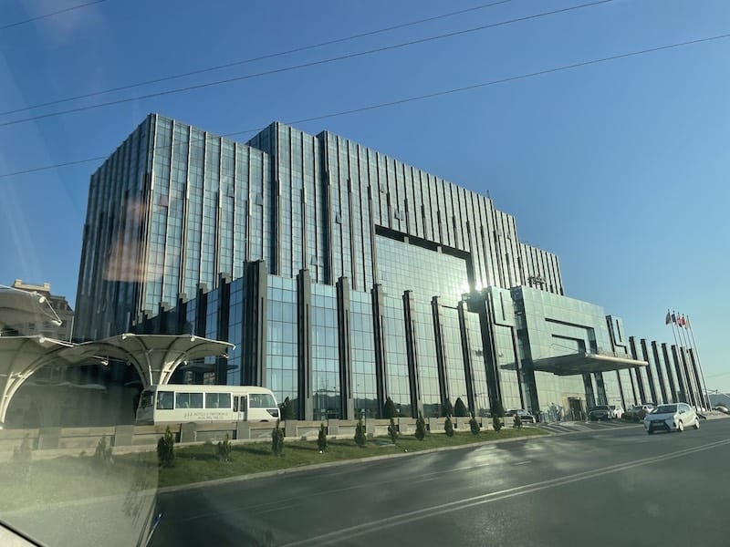 The a colossal glass shrouded 5-star hotel called Hotels & Preference Hualing is part of the $17 million investment the group as made in Tbilisi’s suburbs, photo by Pearly Jacob