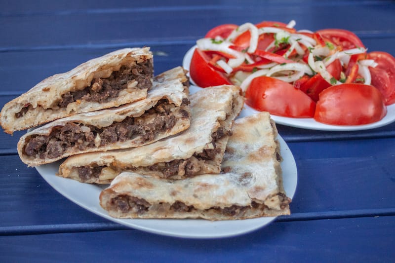 Kubdari from Café Lanchvali in Mestia, Georgia, photo by Nestan Mienikiewicz Rimple