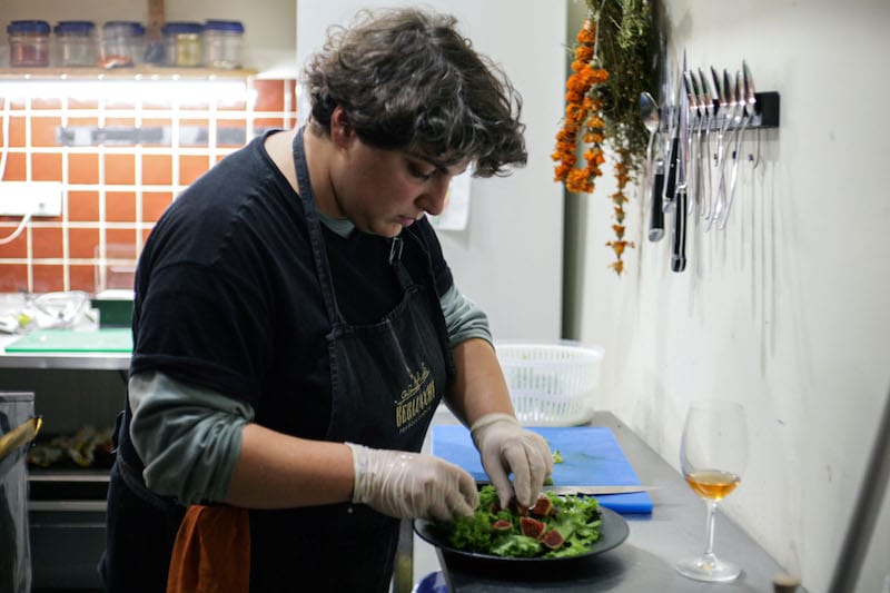 Terracotta’s cook, Anna Burduli, is from Georgia’s Racha highlands, photo by Irina Karabishidi