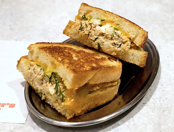 A hearty tuna melt, photo by Florentyna Leow
