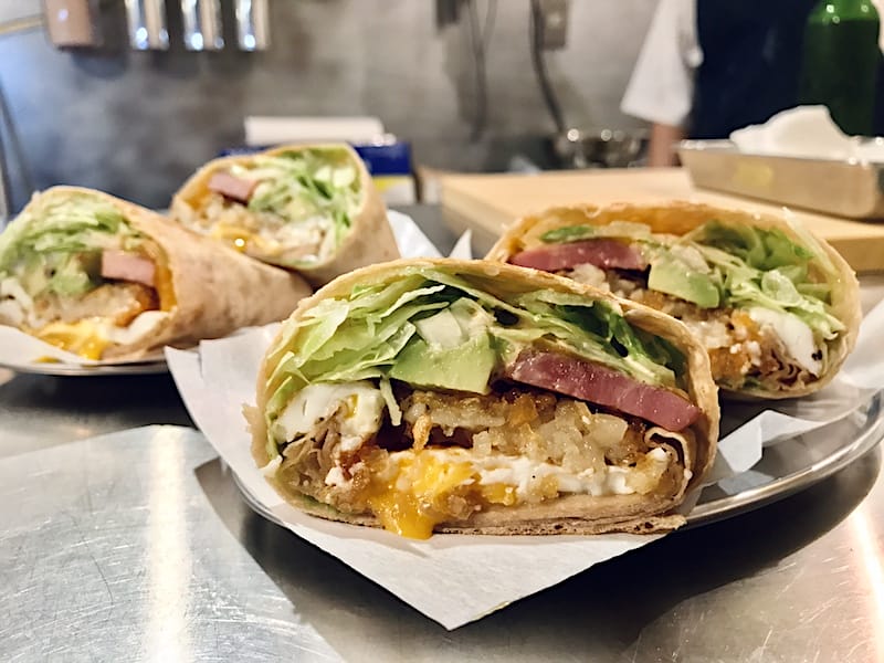 Tortilla breakfast wrap by Chan, photo by Florentyna Leow