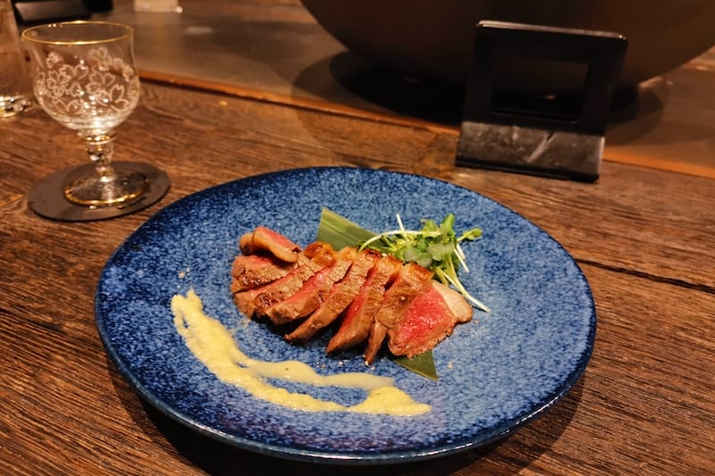 A meltingly tender skirt steak at Know by Moto, photo by Phoebe Amoroso