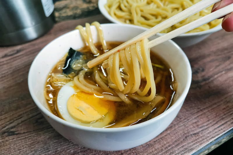 Tsukemen at Ura Sablon, photo by Phoebe Amoroso