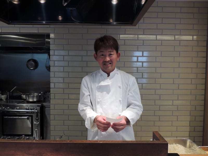 Chef Yukichi Maenaka at Hinata, photo by Davey Young