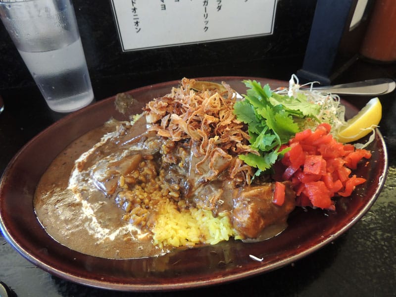 Karē wa Nomimono's black curry, photo by Davey Young