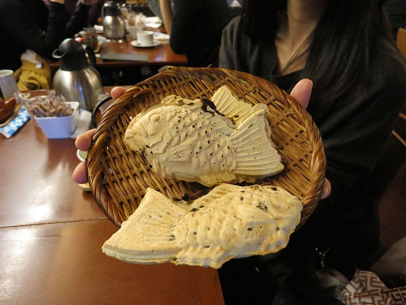Taiyaki at Naniwa Café, photo by Fran Kuzui