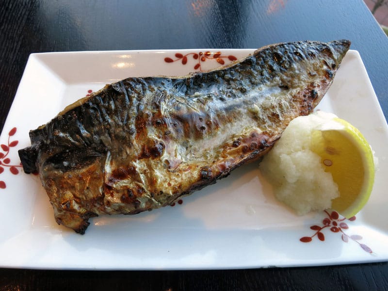 Mackerel at Suju Dining Rokkaku, photo by Fran Kuzui