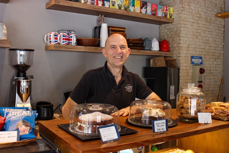 Gary Barnes, the founder of Mulberry Manor, moved to Tokyo to work as head baker in this outpost, photo by Phoebe Amoroso