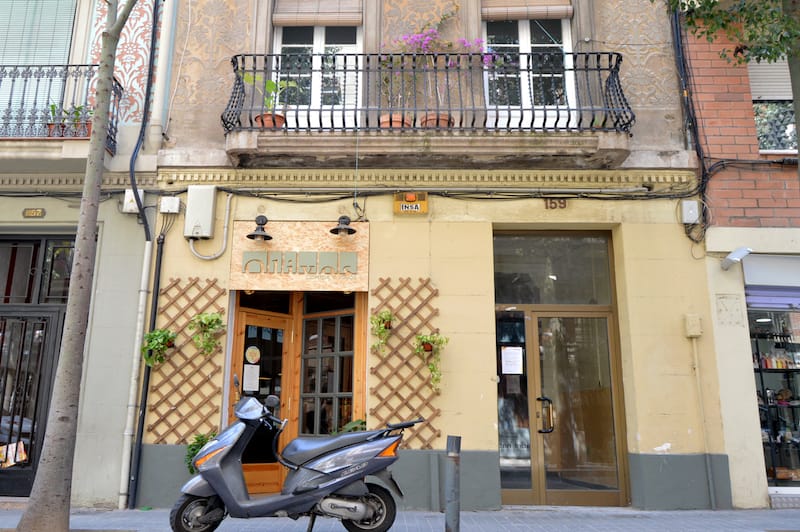 Out front at Olivos, photo by Paula Mourenza Olivos Comidas y Vinos, photo by Paula Mourenza