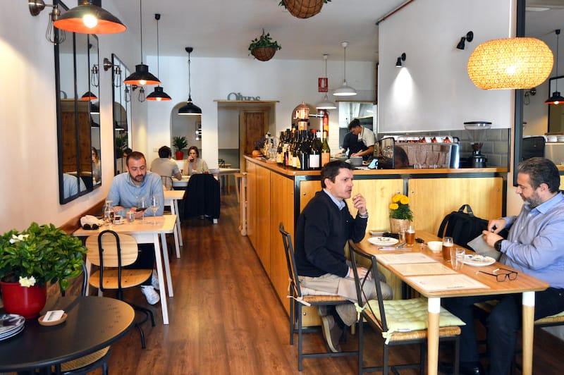 The interior at Olivos, photo by Paula Mourenza Olivos Comidas y Vinos, photo by Paula Mourenza